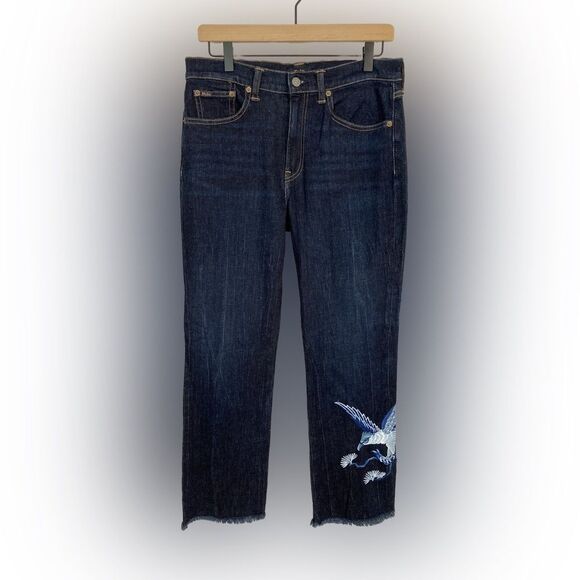 Polo Ralph Lauren Denim - Polo Ralph Lauren Jeans Women’s 28 Blue Denim Chrystie Kick Flare Crop